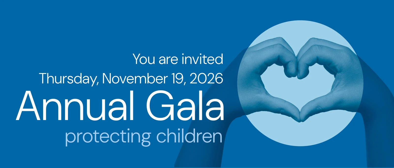World Childhood Foundation USA — official event artwork