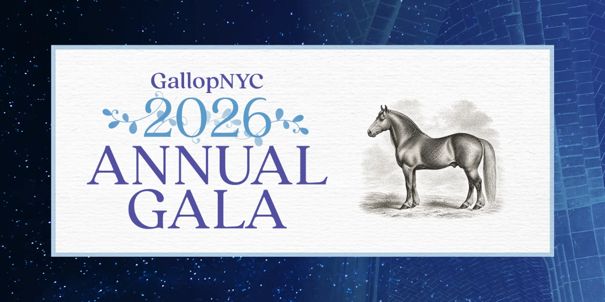 GallopNYC — official 2026 benefit artwork