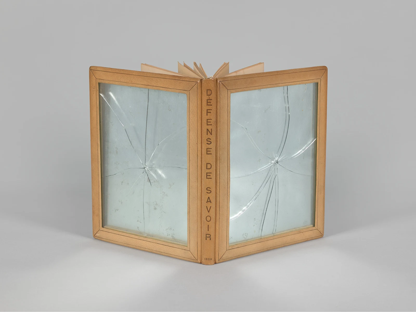 Giorgio de Chirico and Paul Éluard, Défense de savoir, with binding by Georges Hugnet and Louis Christy