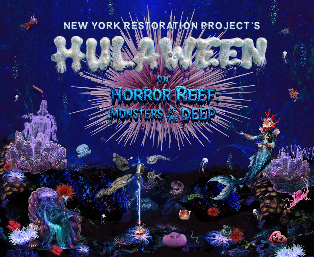 NYRP Hulaween on Horror Reef: Monsters of the Deep official promotional artwork