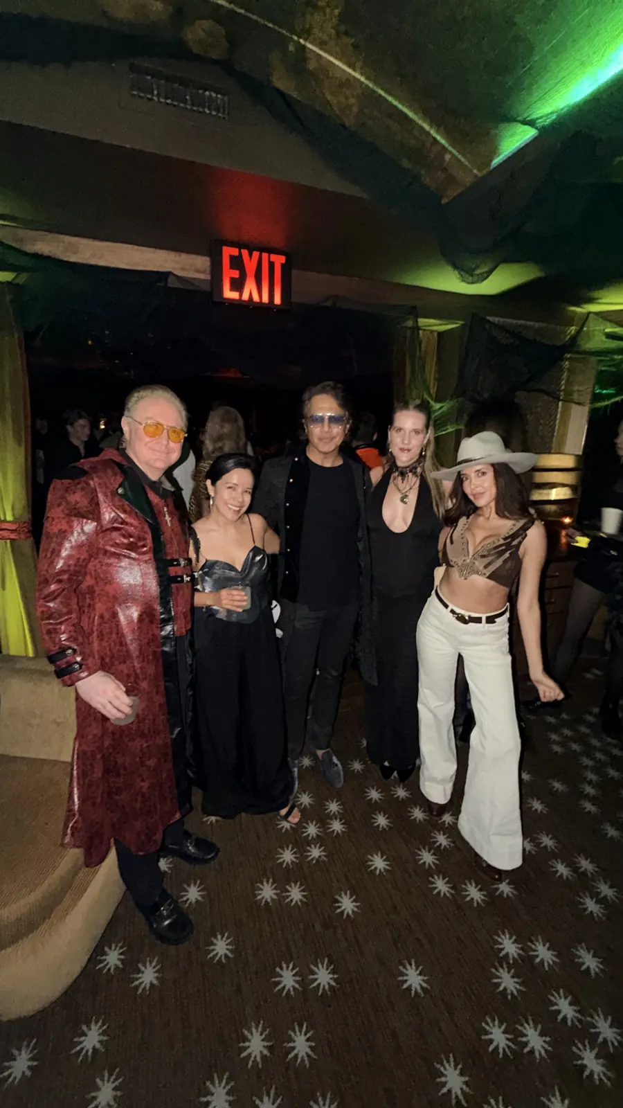 Costumed guests at Crane Club’s October 30 Halloween party.